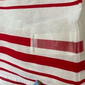 Cotton and Linen Stripe Tank